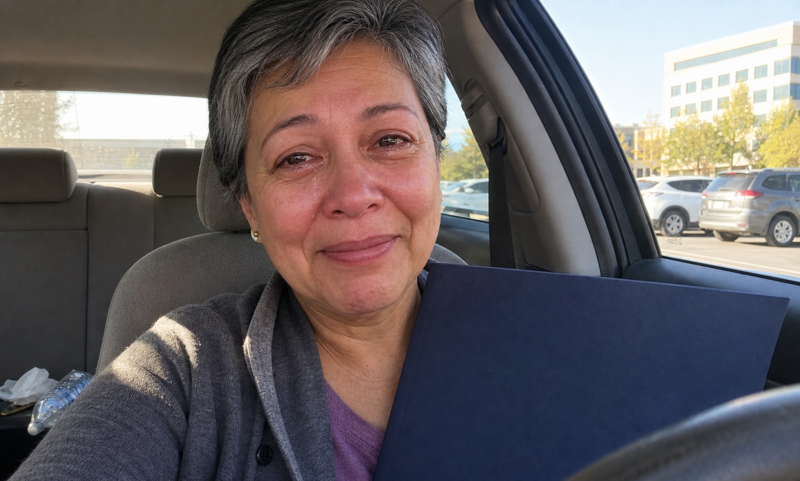 Finished 30 radiation treatments today and cried in the parking lot